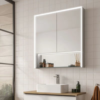 HIB Verve 80 LED Illuminated Mirror Cabinet