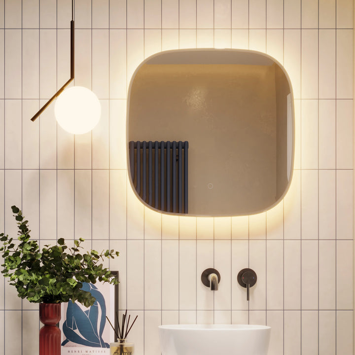 HiB Quinn 60 x 60cm LED Mirror