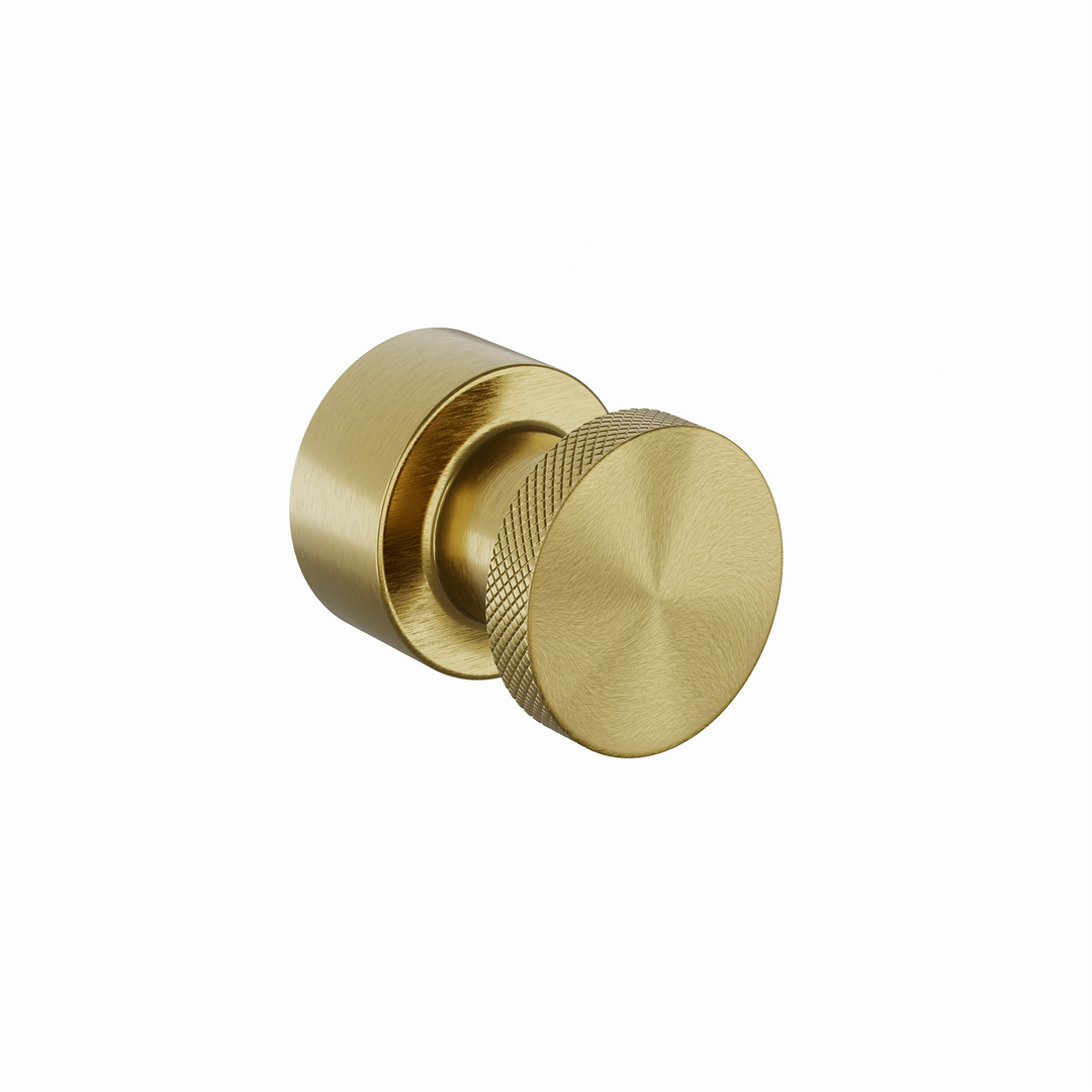 HiB Zepto Robe Hook Brushed Brass