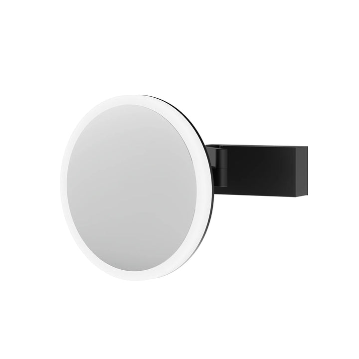 HiB Cirque Illuminated Magnifying Mirror Black
