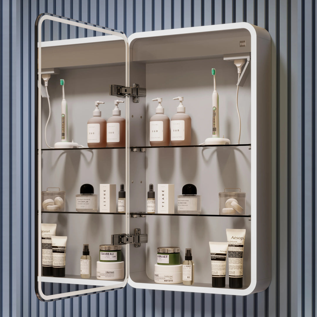 Hib Cayla Slim LED Mirror Cabinet