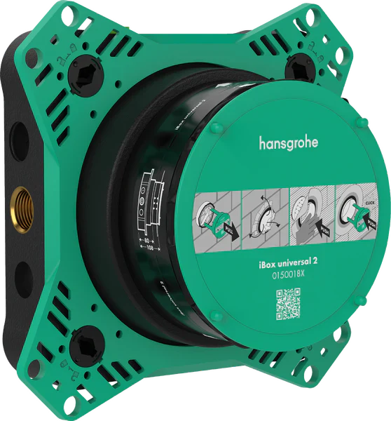 Hansgrohe ShowerSelect Comfort E Thermostat for Concealed Installation for 2 Outlets Chrome