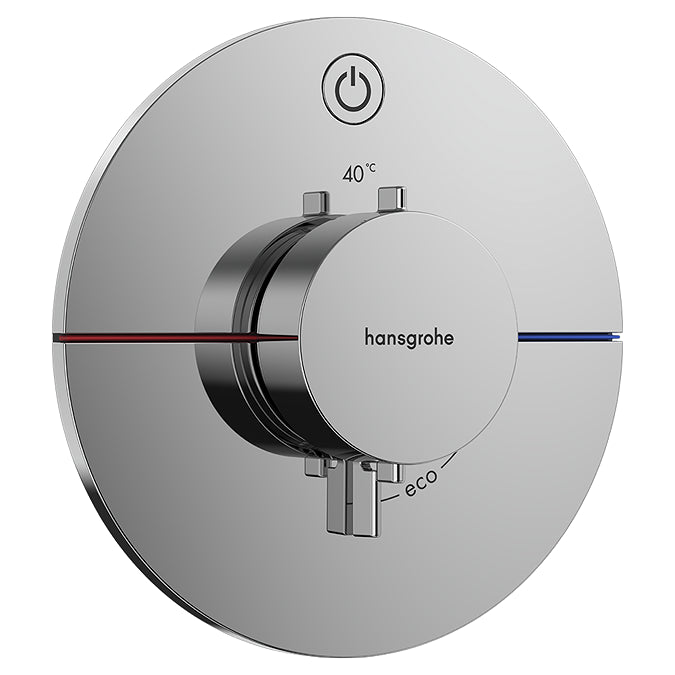 Hansgrohe ShowerSelect Comfort S Thermostat for Concealed Installation for 1 Outlet Chrome