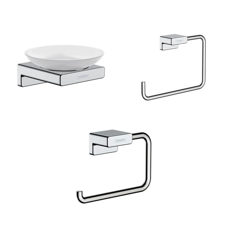 Hansgrohe AddStoris 3 Piece Accessory Pack in Chrome