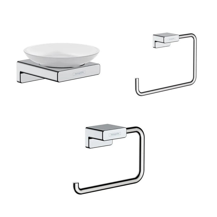 Hansgrohe AddStoris 3 Piece Accessory Pack in Chrome