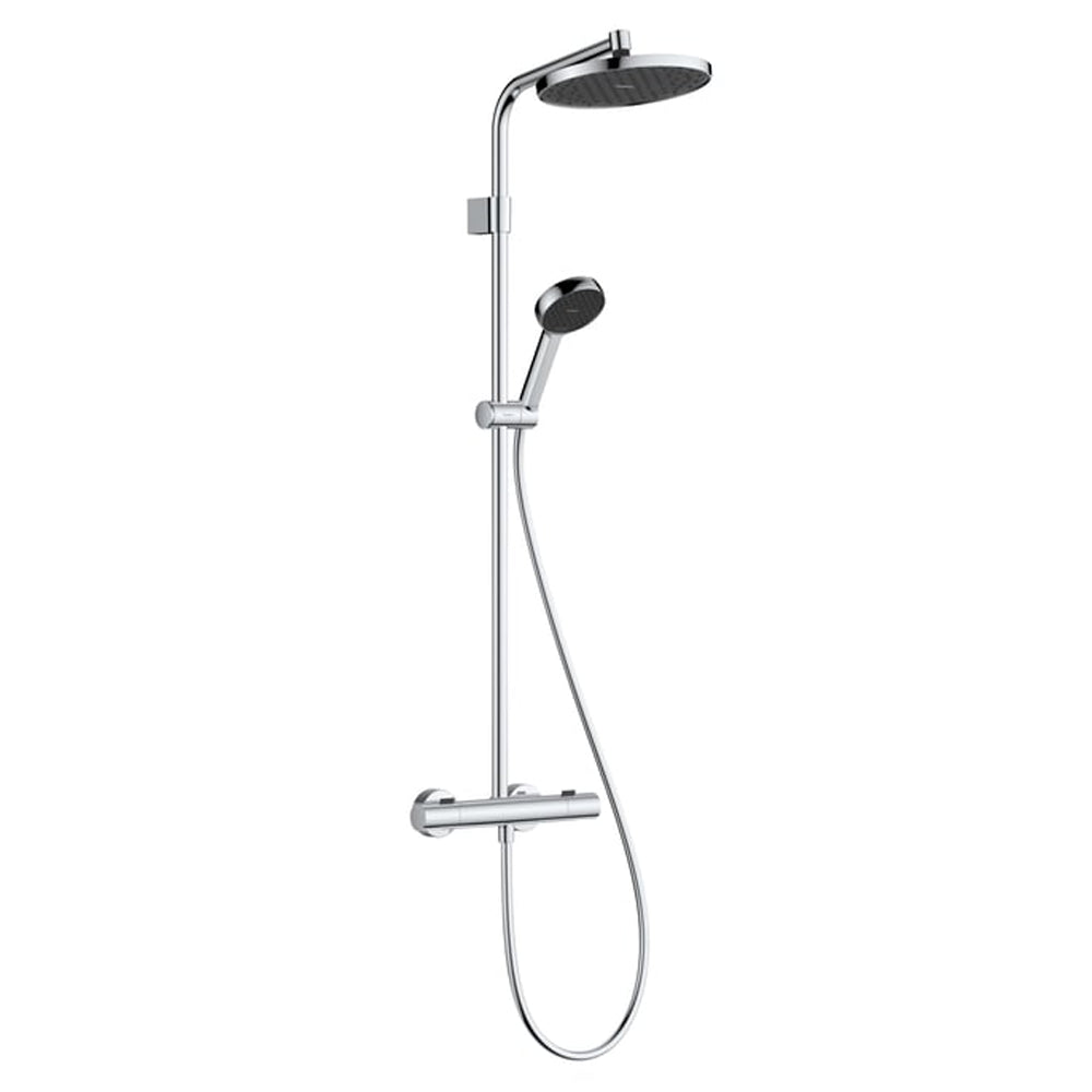 Hansgrohe Activera S Showerpipe 240 1jet EcoSmart Chrome