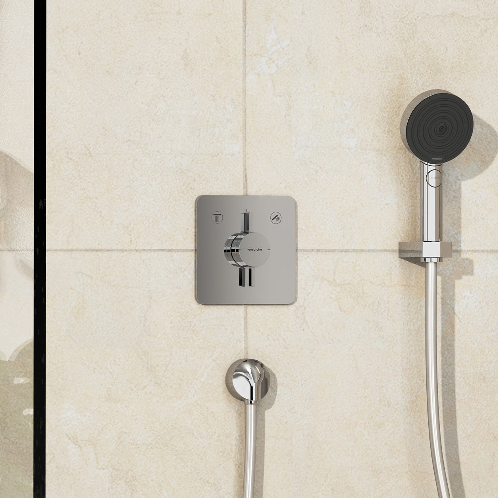 Hansgrohe DuoTurn Q Manual Shower Valve for Concealed Installation for 2 Outlets Chrome