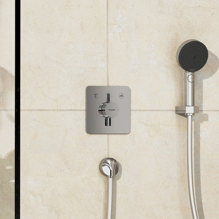 Hansgrohe DuoTurn Q Manual Shower Valve for Concealed Installation for 2 Outlets Chrome