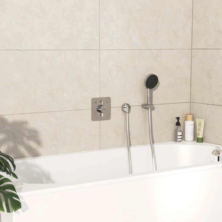 Hansgrohe DuoTurn Q Manual Shower Valve for Concealed Installation for 2 Outlets Chrome