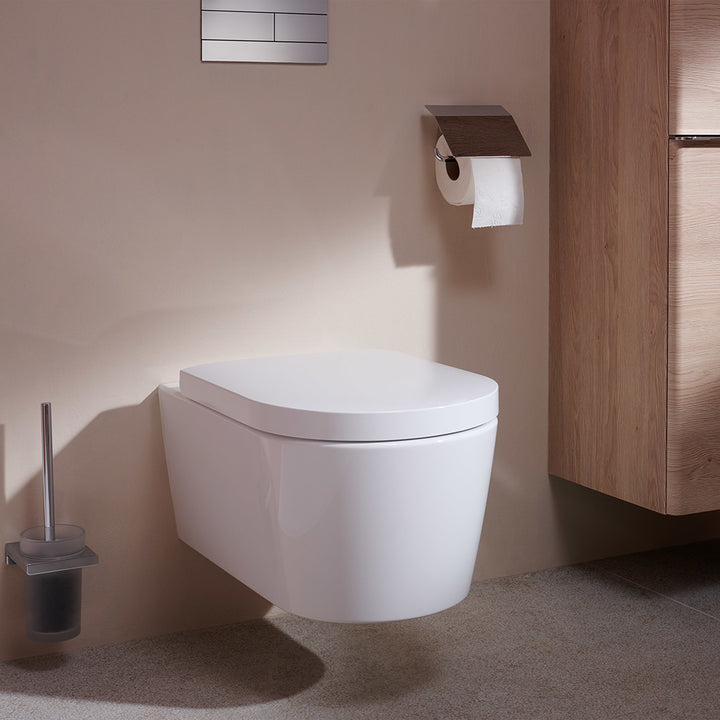 Hansgrohe EluPura S Wall Mounted AquaFall Flush Toilet & Soft Close Seat