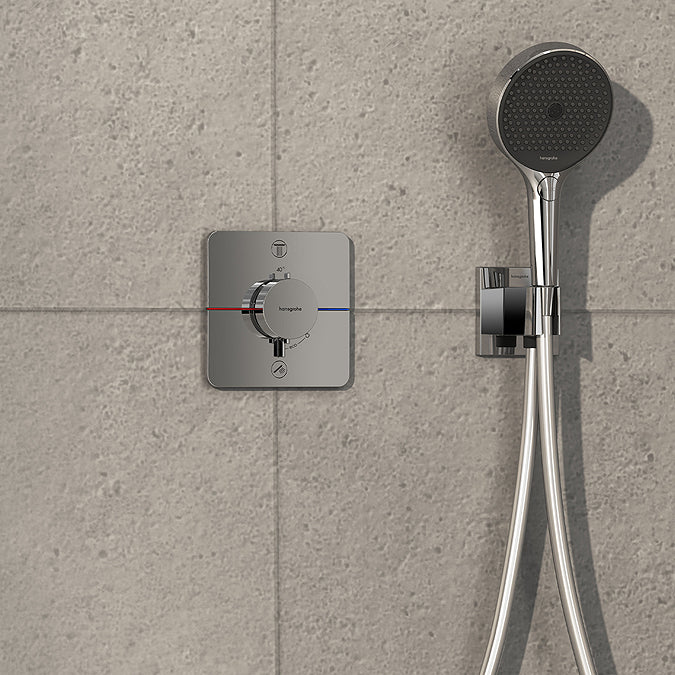 Hansgrohe ShowerSelect Comfort Q Thermostat for Concealed Installation for 2 Outlets Chrome