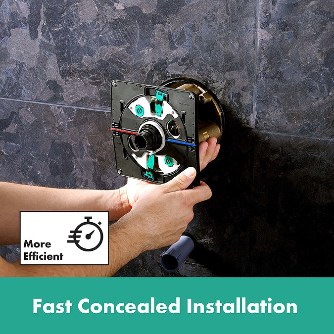 Hansgrohe ShowerSelect Comfort S Thermostat for Concealed Installation for 1 Outlet Chrome
