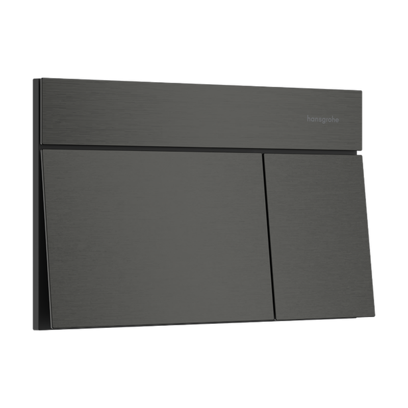 Hansgrohe iFrame Element E Flush Plate Brushed Black Chrome