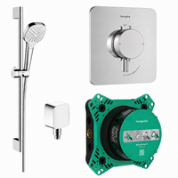 Hansgrohe Soft Cube Valve With Croma Select Rail Kit Shower Pack