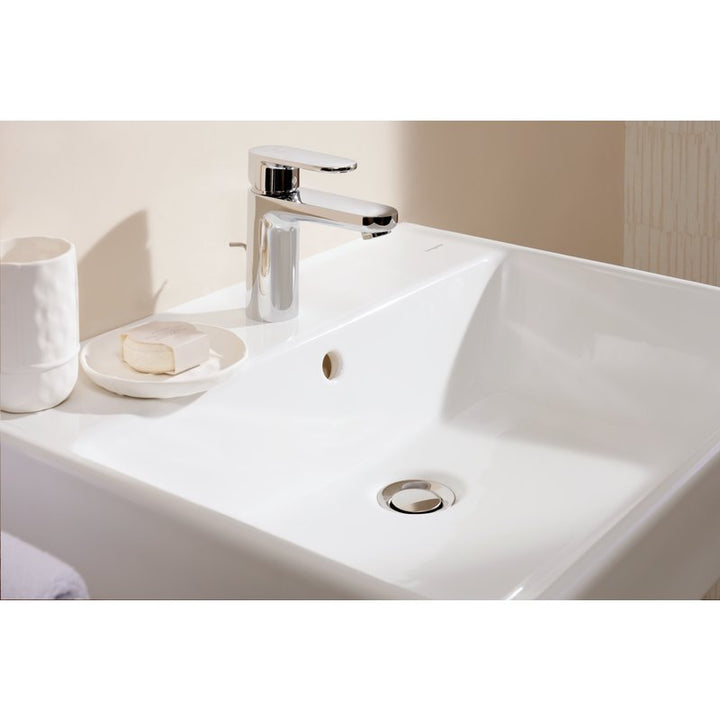 Hansgrohe Xilesa E 600mmn Matt White Two Drawer Vanity Unit with Basin