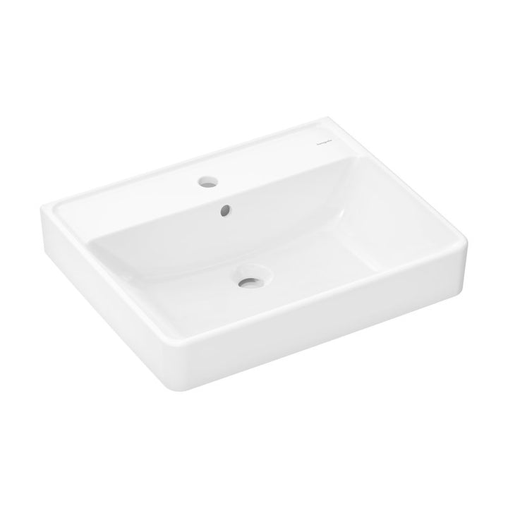 Hansgrohe Xilesa E 600mmn Matt White Two Drawer Vanity Unit with Basin