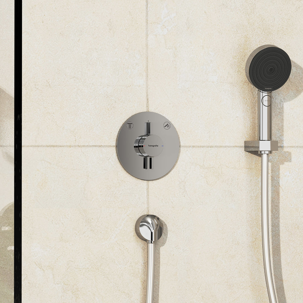 Hansgrohe DuoTurn S Manual Shower Valve for Concealed Installation for 2 Outlets Chrome