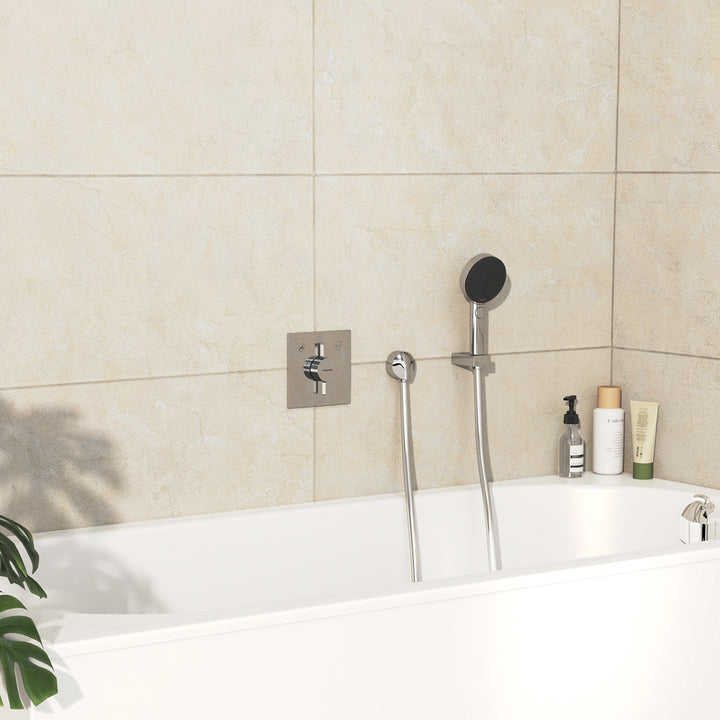 Hansgrohe DuoTurn E Manual Shower Valve for Concealed Installation for 2 Outlets Chrome