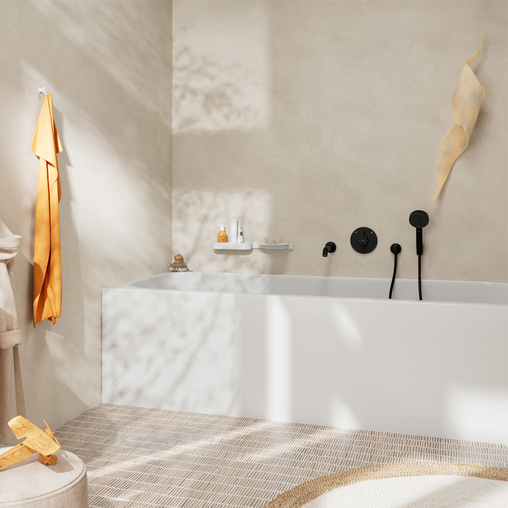 Hansgrohe DuoTurn S Manual Shower Valve for Concealed Installation for 2 Outlets Matt Black