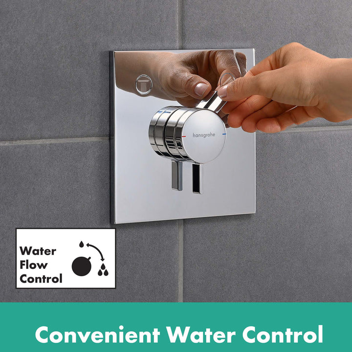 Hansgrohe DuoTurn E Manual Shower Valve for Concealed Installation for 2 Outlets Chrome