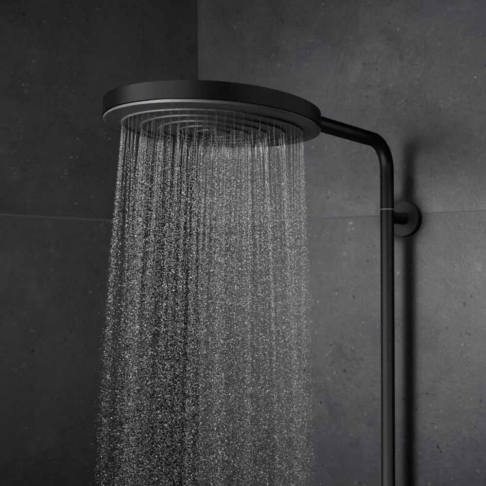 Hansgrohe Pulsify S Puro Showerpipe 260 with Thermostatic Shower Mixer Matt Black