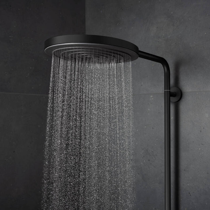 Hansgrohe Pulsify S Puro Showerpipe 260 with Thermostatic Shower Mixer Matt Black