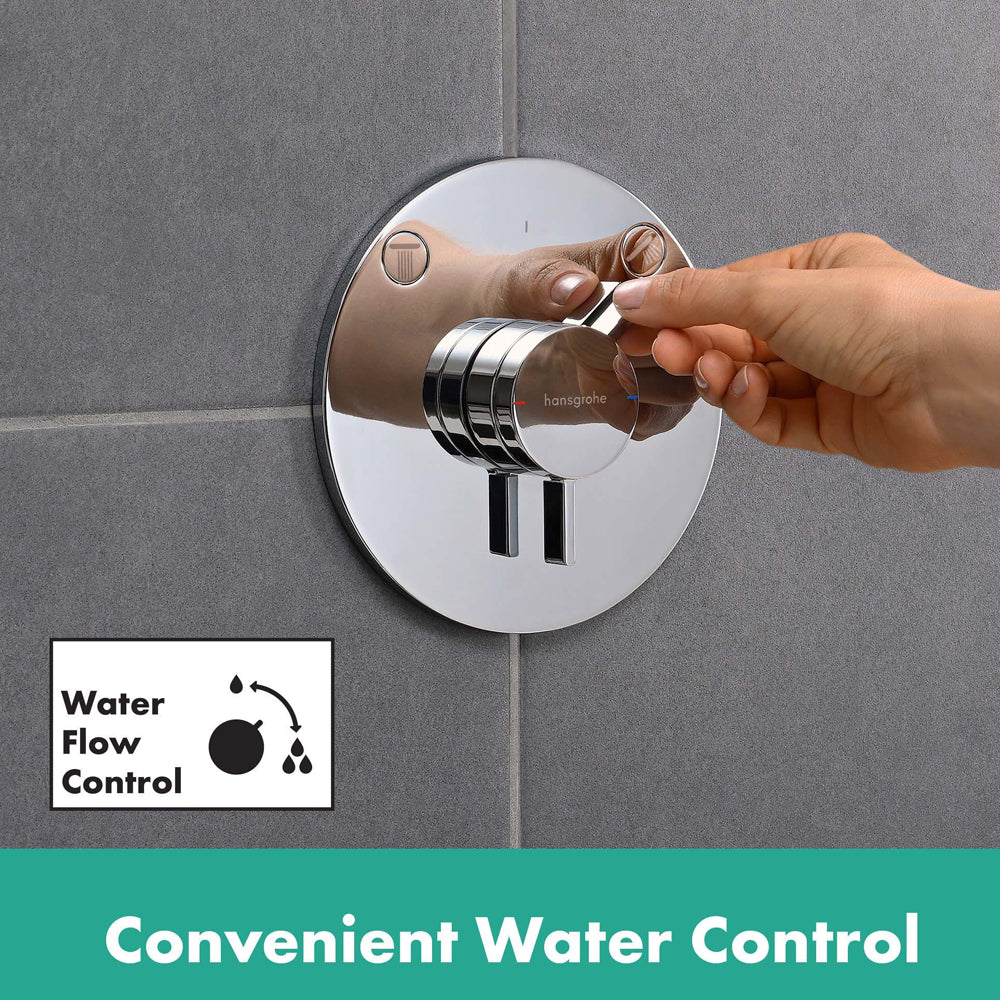 Hansgrohe DuoTurn S Manual Shower Valve for Concealed Installation for 2 Outlets Chrome