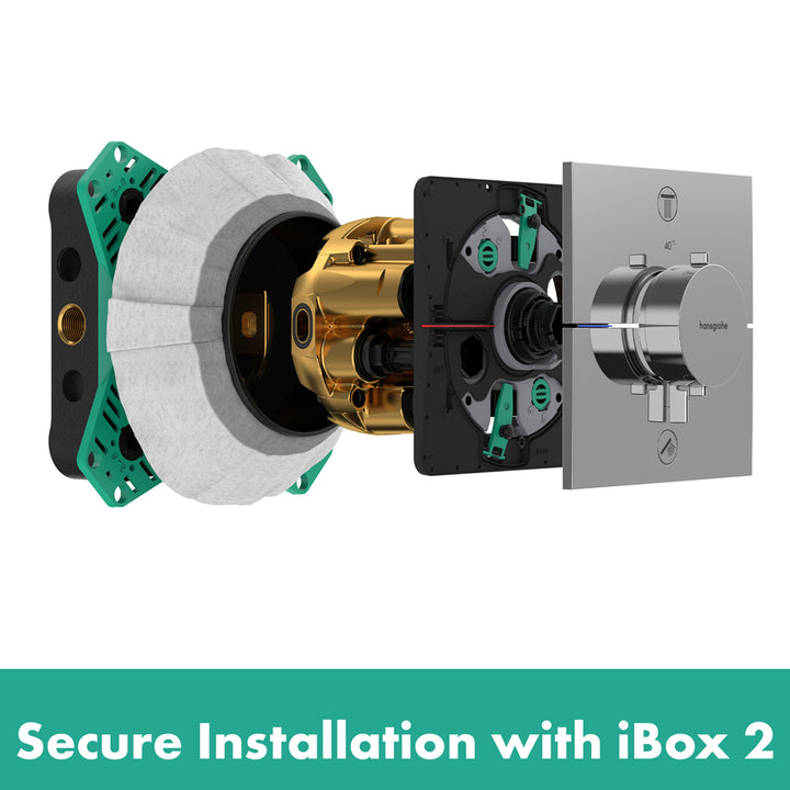 Hansgrohe DuoTurn E Manual Shower Valve for Concealed Installation for 2 Outlets Brushed Bronze