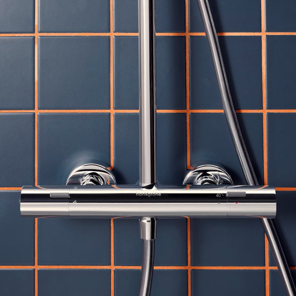 Hansgrohe Activera S Showerpipe 240 1jet EcoSmart Chrome