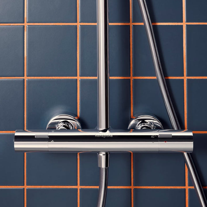 Hansgrohe Activera S Showerpipe 240 1jet EcoSmart Chrome