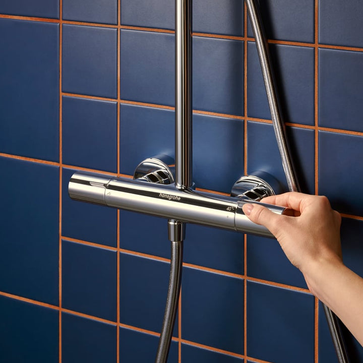 Hansgrohe Activera S Showerpipe 240 1jet EcoSmart Chrome