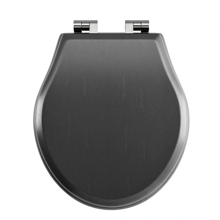Imperial Regent Matt Black Grained Painted Soft Close Seat