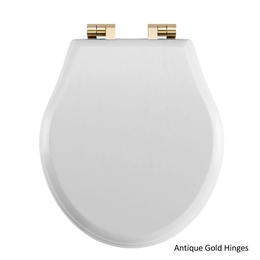 Imperial Regent Smooth White Painted Soft Close Seat