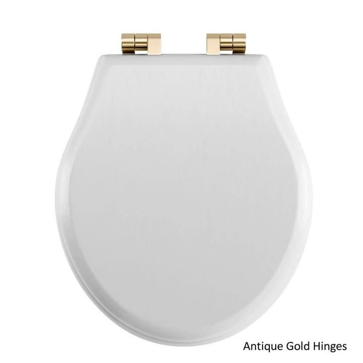 Imperial Regent Smooth White Painted Soft Close Seat