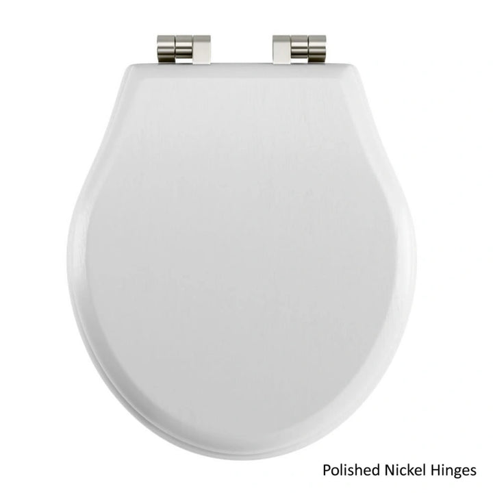 Imperial Regent Smooth White Painted Soft Close Seat