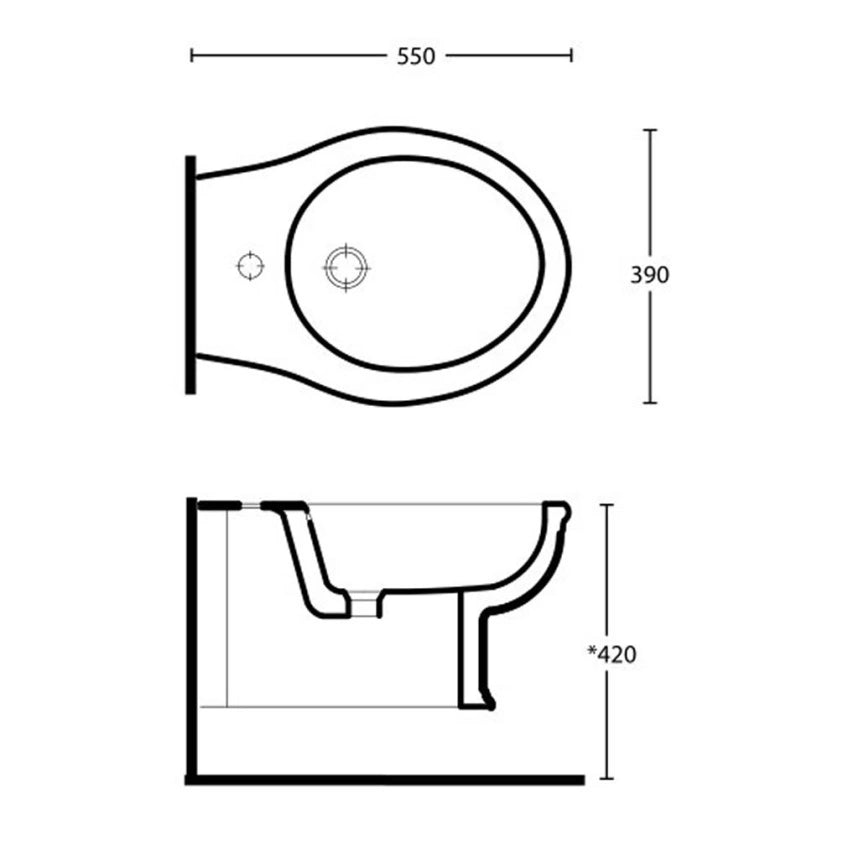 Imperial Regent Wall Hung Bidet