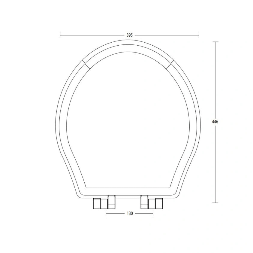 Imperial Regent Smooth White Painted Soft Close Seat