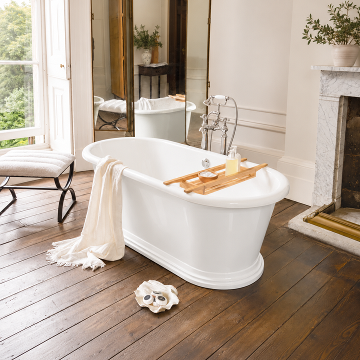 Waters Jane 1660mm Freestanding Bath White
