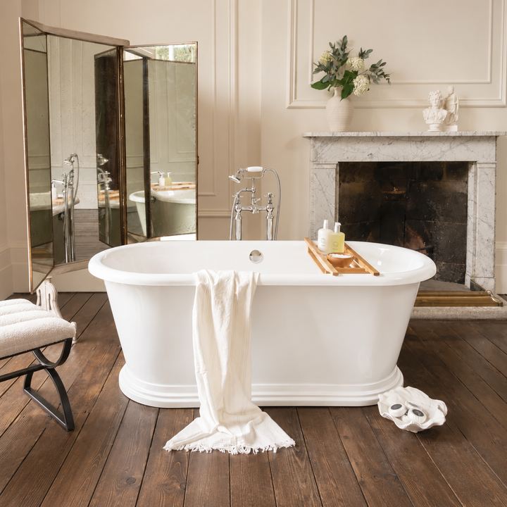 Waters Jane 1660mm Freestanding Bath White