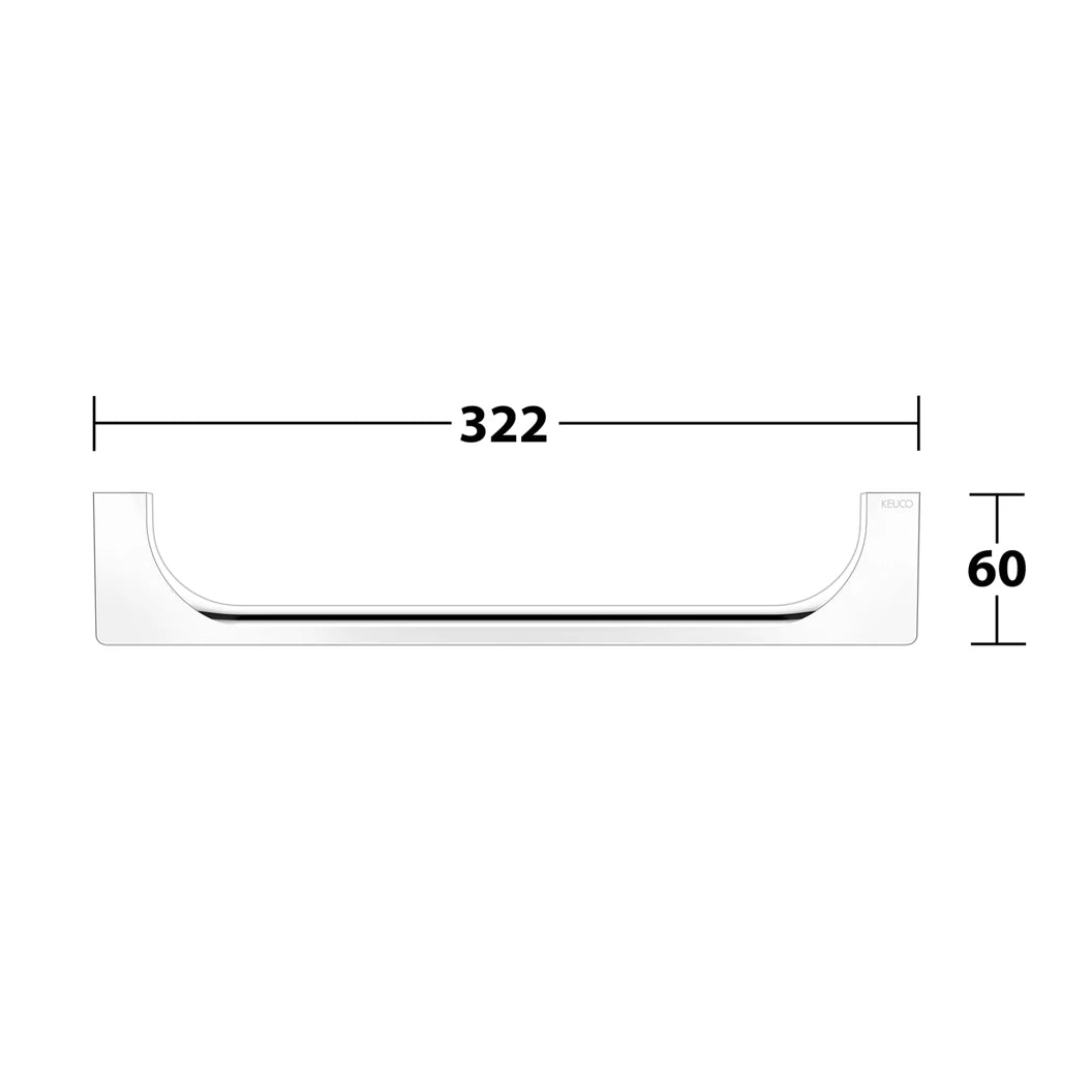 Keuco Edition 11 Grab Bar In Chrome