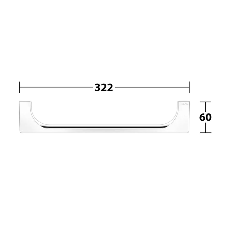 Keuco Edition 11 Grab Bar In Chrome