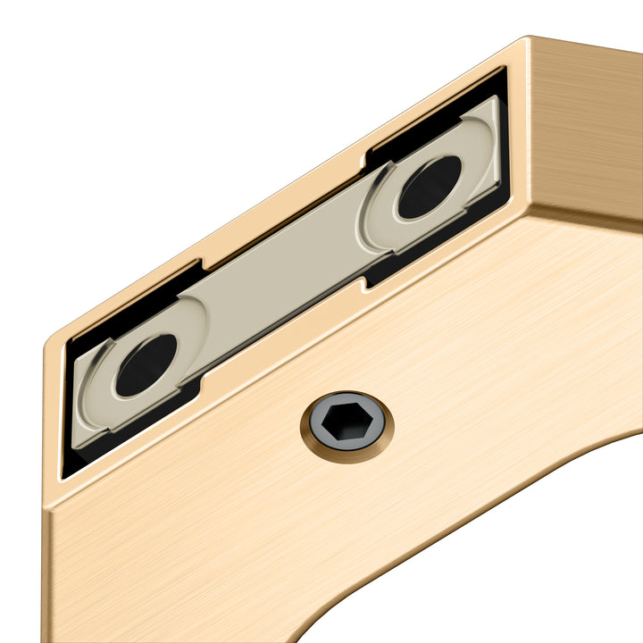 Keuco Edition 11 Brushed Brass Double Towel Hook