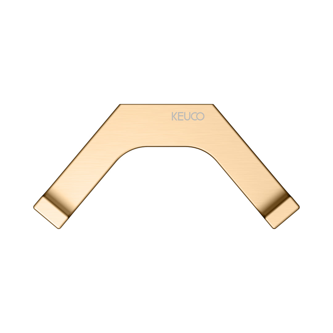 Keuco Edition 11 Brushed Brass Double Towel Hook