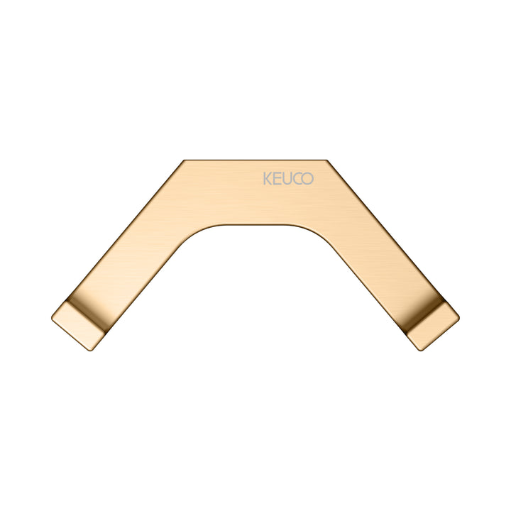 Keuco Edition 11 Brushed Brass Double Towel Hook