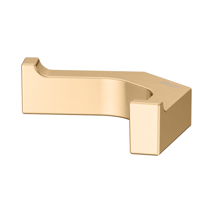 Keuco Edition 11 Brushed Brass Double Towel Hook