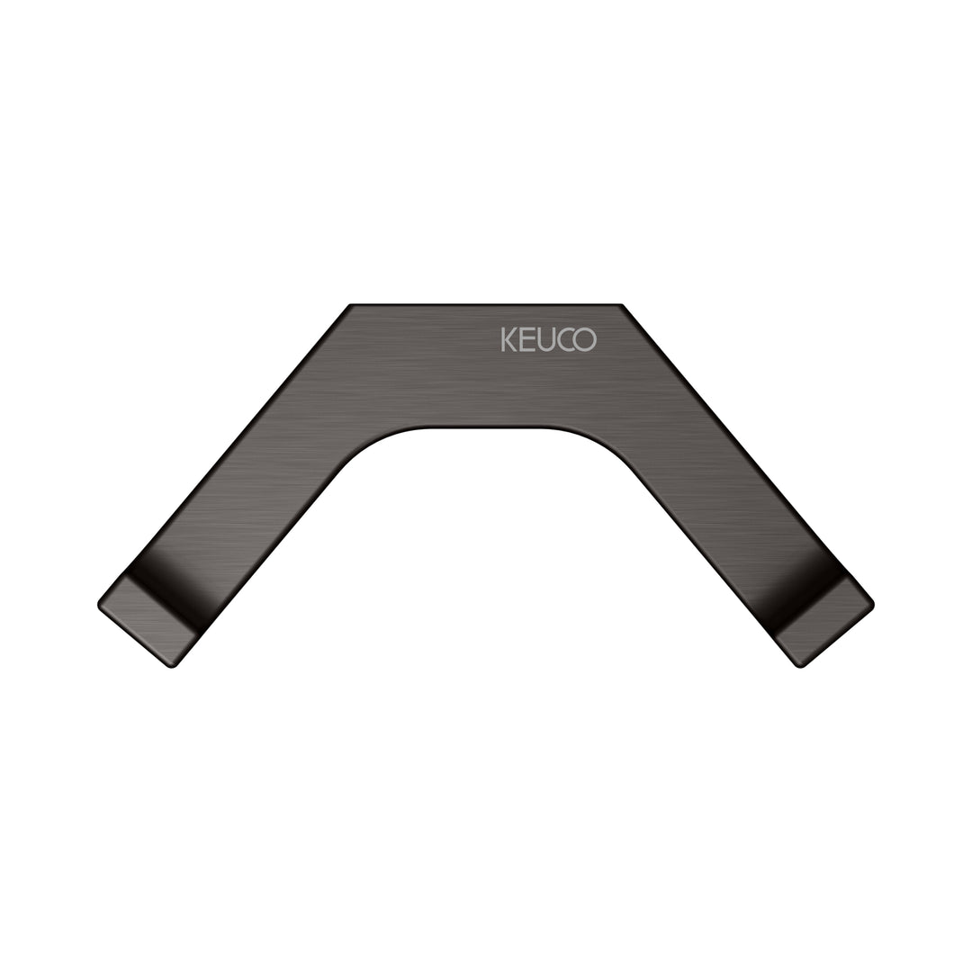 Keuco Edition 11 Brushed Titanium Black Double Towel Hook