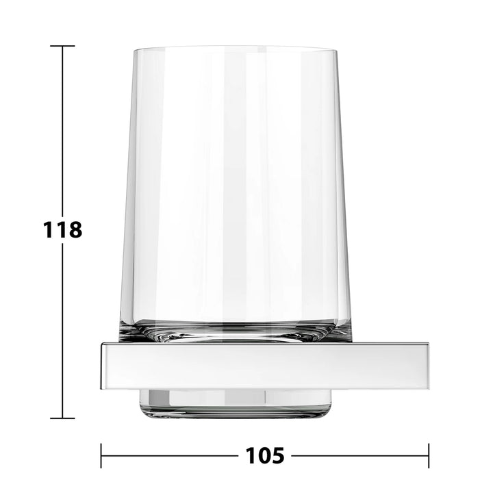 Keuco Edition 11 Tumbler & Holder In Chrome