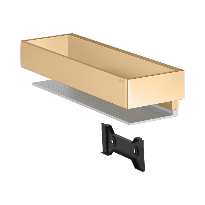 Keuco Edition 11 Brushed Brass Shower Basket