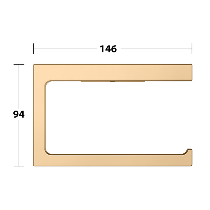 Keuco Edition 11 Brushed Brass Toilet Paper Holder