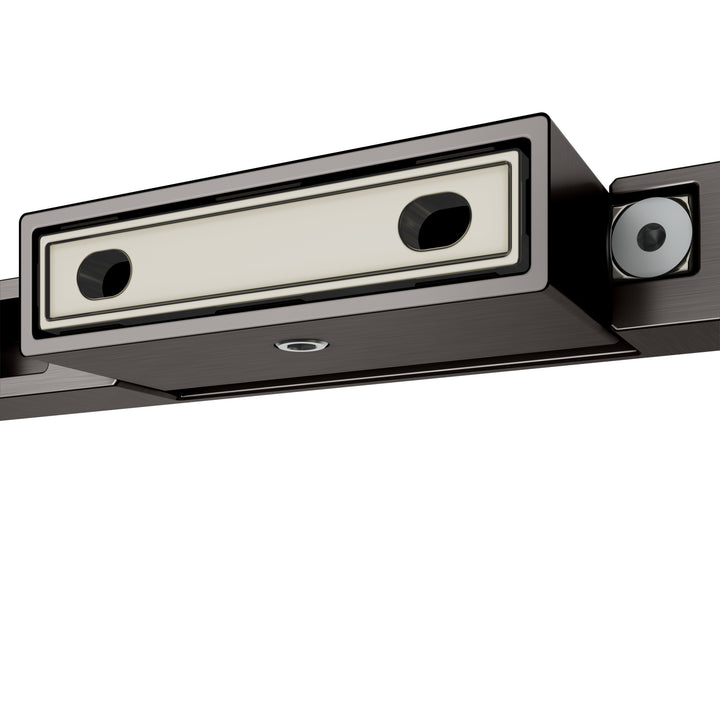 Keuco Edition 11 Brushed Titanium Black Toilet Paper Holder